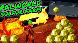 INSANE SULFUR FARM in PALWORLD! Palworld Tips and Tricks!!!