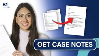 OET Case Notes Analysis | How to Write an OET Fomal Letter