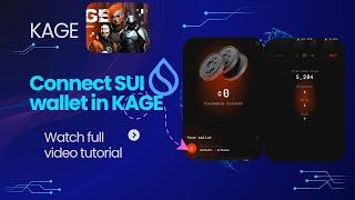 How to Connect wallet in KAGE || Connect SUI Wallet in KAGE | SUI wallet connect process in KAGE app