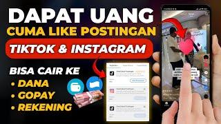 DAPAT UANG - Cuma Like Postingan TikTok & Instagram - Cara Dapat Uang Dari Internet Terbaru 2024