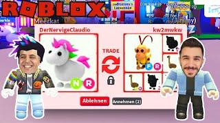 WIR TRADEN UNSER NEON EINHORN AUF RICH SERVER! | Roblox Deutsch