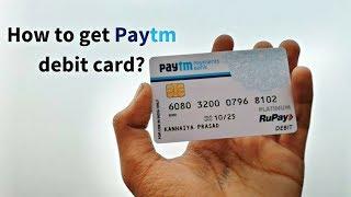 How to Order Physical Paytm debit card?