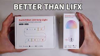 SwitchBot Color Bulb & LED Strip Light Review - Cheaper and More Reliable than LIFX