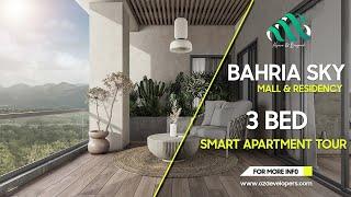 Unveil the essence of luxury living : Bahria Sky 3 Bed Smart Apartment