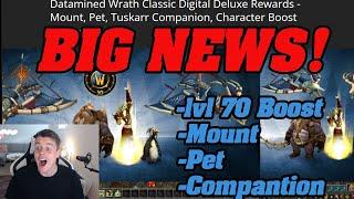 WOTLK Classic DELUXE BUNDLE CONFIRMED! New Mount, Pet, Character Boost!
