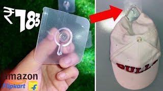 Nail Free Wall Hook Screw Adhesive Non Trace No Drilling Bathroom Installation Hook (Unboxing)