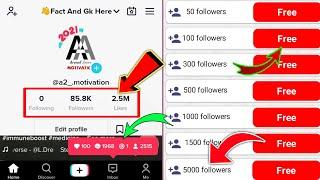 🟡Get Free 10k Likes ️ Followers In 5 Minutes|| Free Tiktok Followers Hack 2023 ||