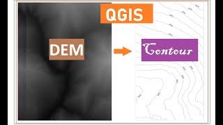How to create contours using DEM in QGIS || Generate contours from DEM