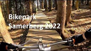 Bikepark Samerberg blaue Line 2022 | Outdoor-Julian