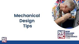 New England Mentor Conference 2024 - Mechanical Design Tips for FRC Success & Reliability