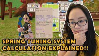 SPRING TUNING SYSTEM CALCULATION EXPLAINED SEAL ONLINE BOD