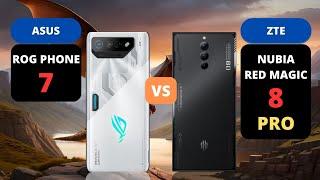 Best Smartphone Gaming Rog Phone 7 vs Red Magic 8 Pro | PHONE COMPARISON