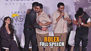 Surya Humbleness | Full Speech | Kanguva | Rolex | Rajinikanth | Giving Respect to Everyone