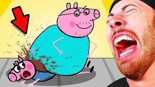 FUNNIEST PEPPA PIG MOMENTS (Funny Animations Parody)