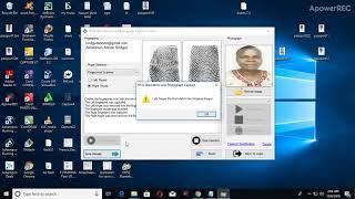 How to use NYSC biomertics client to capture thumb print and passport