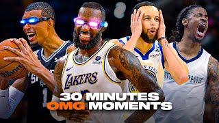 30 Minutes of NBA "OMG" Moments in 2024 Season 