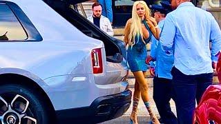 RICH AND GORGEOUS LADIES MONACO 2024 vol.4 | RARE SUPERCARS | BILLIONAIRE LUXURY LIFESTYLE Ferrari