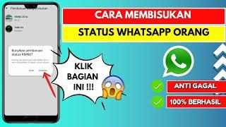 Cara Membisukan Status Whatsapp