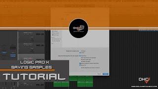 How To Save Sample In Logic Pro X Tutorial Quick Tips: #DailyHeatChecc