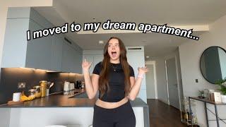 I moved into my dream apartment: moving vlog + tour 