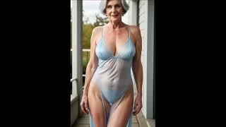 Older Women Transparent Lingerie Try On Haul