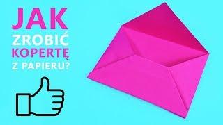 Jak zrobić kopertę z papieru - Papierowa koperta | DIY How to make envelope