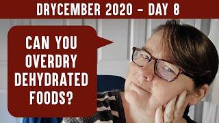 CAN YOU OVERDRY DEHYRATED FOODS? DRYCEMBER - Learn to dehydrate for beginners