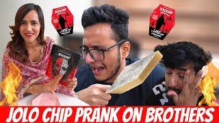 JOLO CHIP PRANK on BROTHERS on Rakhi  They CRIED