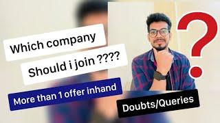 Which company should i join || Accenture || Hcl || Cognizant || Ltimindtree || Doubts and queries ??