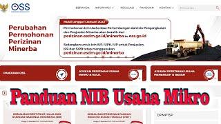 Cara Membuat NIB Usaha Mikro 2022