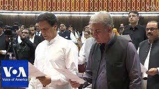 Pakistan swears in newly elected members of parliament including Imran Khan