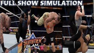 WWE 2K16 SIMULATION: SUMMERSLAM 2014 FULL SHOW HIGHLIGHTS