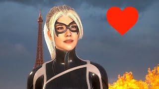 Black Cat Has A Girlfriend In Paris Spider Man 2 Ps5 2023