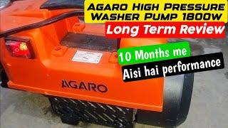 Agaro Supreme Pressure Washer Pump 1800watt: 10 Months Usage Yeh Product Worth Hai Ya Nahin