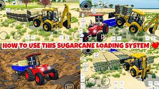 How to use this Mahindra Sugarcane loading mode in Indian vehicles simulator 3d|Indian tractor game