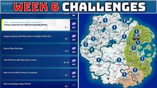 *LEAKED* FORTNITE WEEK 6 CHALLENGES! Malfunctioning Vending Machines & Pine Stumps [Season Quests]