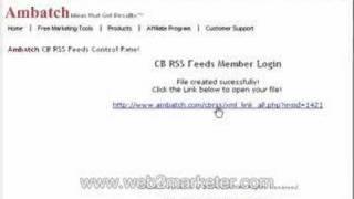 How To Find Amazon And ClickBank RSS Feeds Video Tutorial