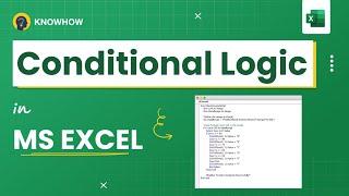 Conditional Logic in Excel | IF, THEN, ELSE Statement | Excel VBA