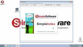 University of SimpleSoftware 101 (Cary) - Getting Started with SimpleIndex