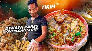 DIWATA PARES OVERLOAD STORY | LECHON Kawali + Bulaklak PARES | Manila Street Food | TIKIM TV