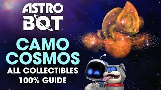 Astro Bot: Camo Cosmos (W4) - 100% Guide (All Bots, Puzzle Pieces, Secret Exits)