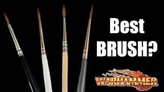 Here's the BEST miniature painting brush for WARHAMMER