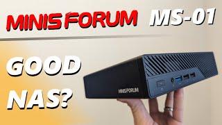 Minisforum MS-01 - But As a NAS Drive? (Review)