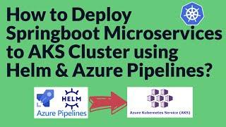 Setup AKS Cluster & Deploy Springboot Docker Container to AKS Cluster using Helm and Azure Pipeline