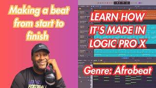 How To Make an Afrobeat from Start to Finish in LOGIC PRO X | Beginner Tutorial (Prod. By Aleko)