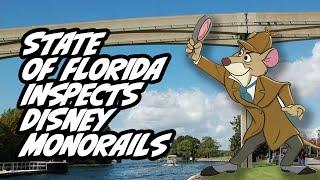 State of Florida Inspects Disney Monorails, Polynesian Island Tower Preview