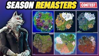 Fortnite Map Concept Compilation - Seasons Remastered (Contest Results)