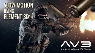 Slow Motion Bullet Ejections in Adobe After Effects with Element 3D