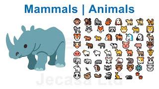 Emoji Meanings Part 12 - Mammals | Animals | English Vocabulary