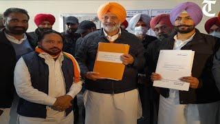 Mohali: Sitting Congress MLA Balbir Singh Sidhu files nomination papers